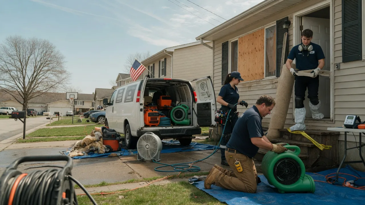 Water Damage Restoration in Caldwell, KS near me